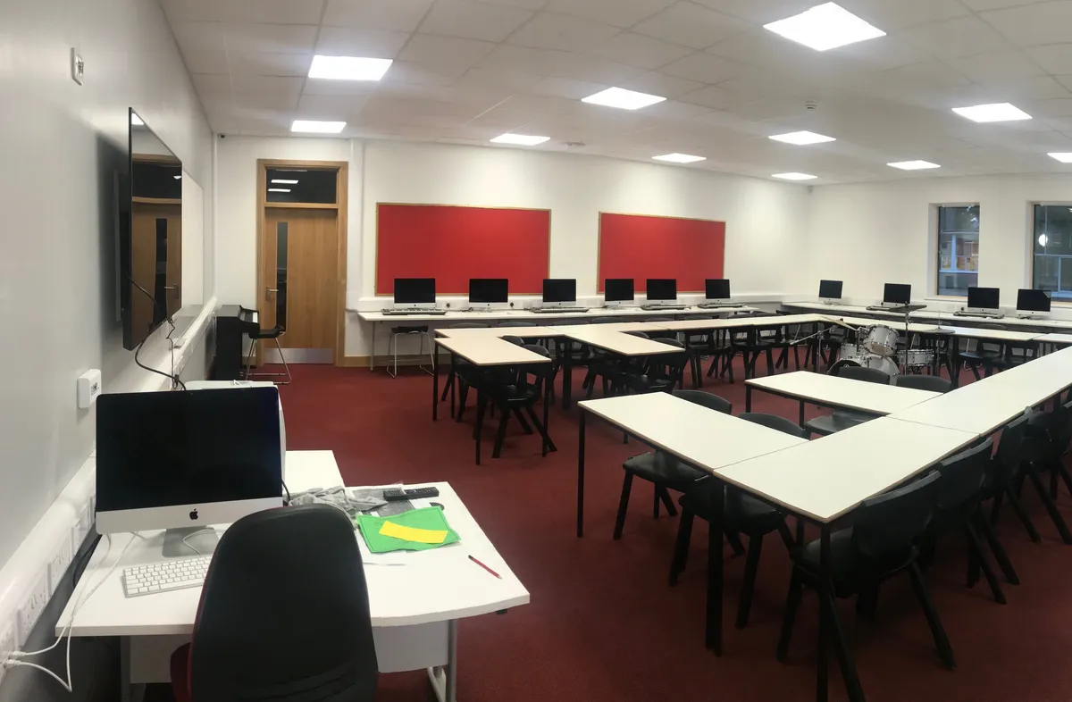 6th Form & Music Centre construction project by Aldwick Building Company