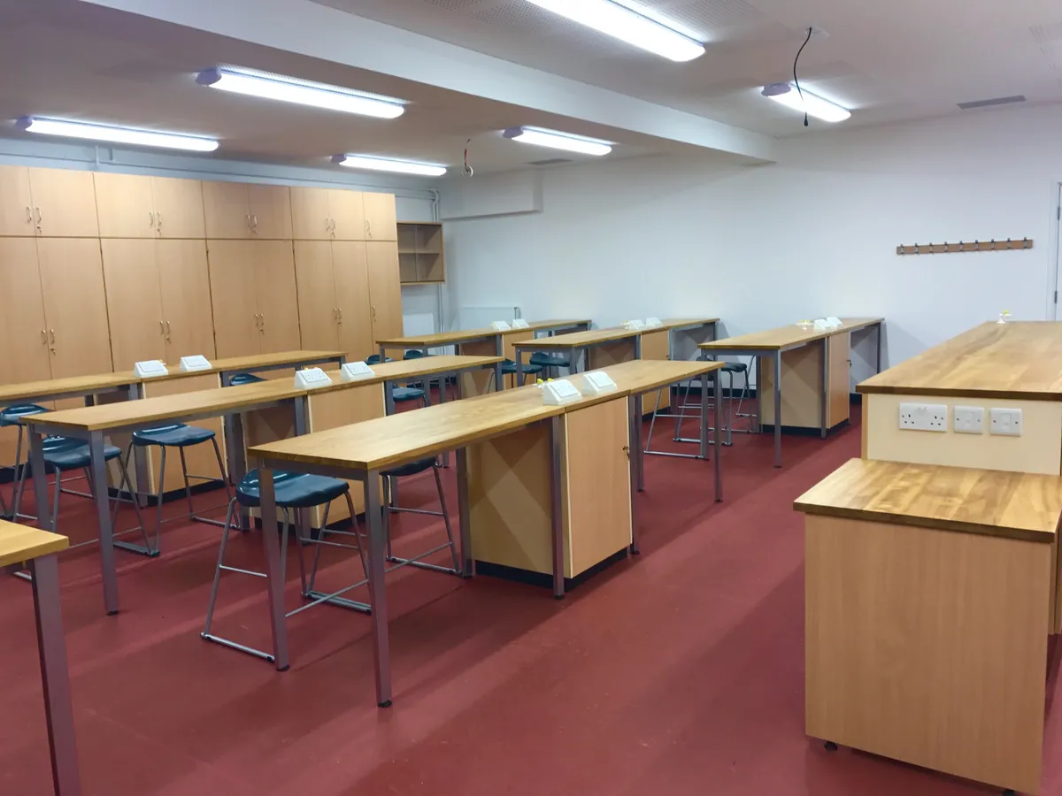 Science Classrooms  construction project by Aldwick Building Company